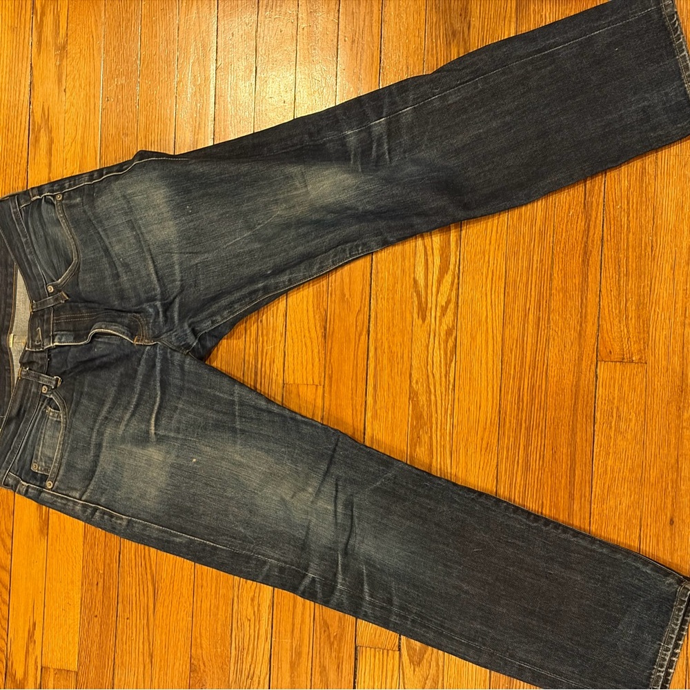 J. Crew Dark Wash Straight Jeans